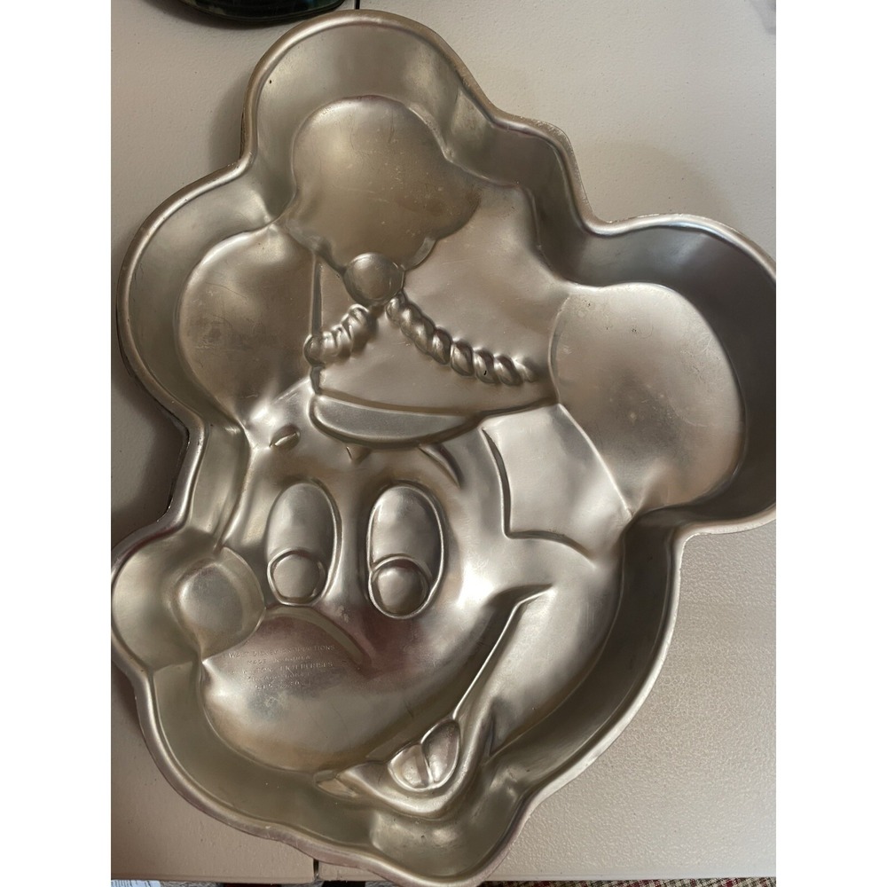 Wilton Cake Pan Mickey Mouse Band leader Walt Disney‎ Mold 515-302 vintage
